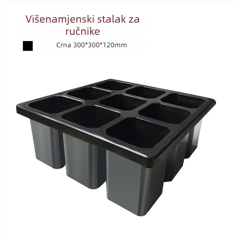 Zidni ormarić za ručnike i skladište za autopraonicu i kozmetički salon, plastični