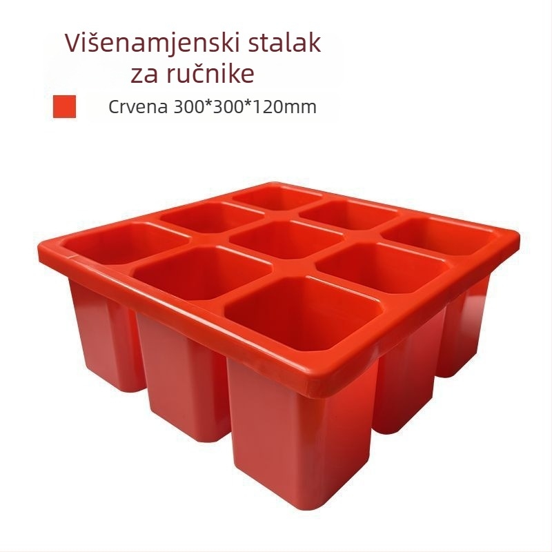 Zidni ormarić za ručnike i skladište za autopraonicu i kozmetički salon, plastični