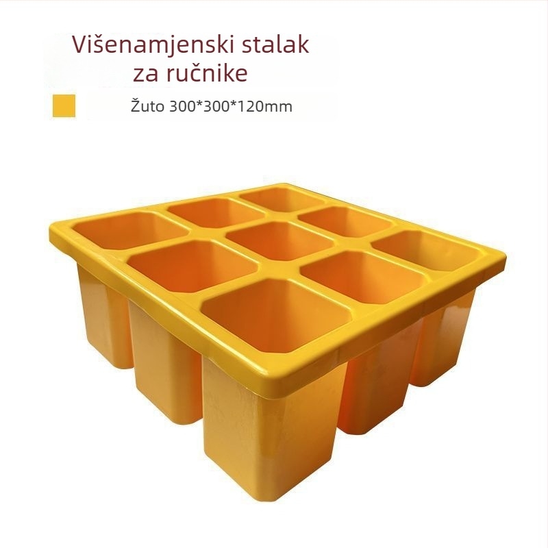 Zidni ormarić za ručnike i skladište za autopraonicu i kozmetički salon, plastični