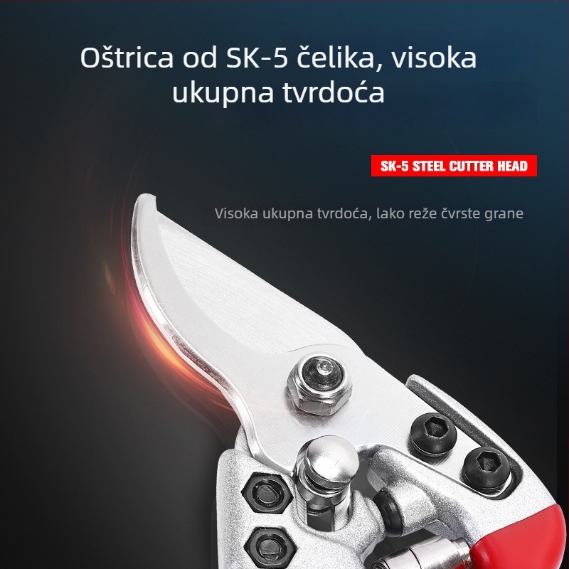 Masterpiece škare za podrezivanje vrta – oštrica SK5, ergonomski dizajn za uštedu napora, višenamjenske za voćke