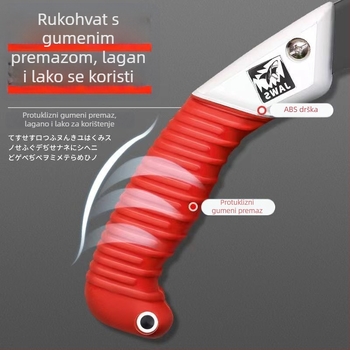 Independent ručna pila za drvo, SK5 čelik, model Great White Shark, za kućno podrezivanje, sječu i vrtlarenje; pogodna za suho i mokro drvo