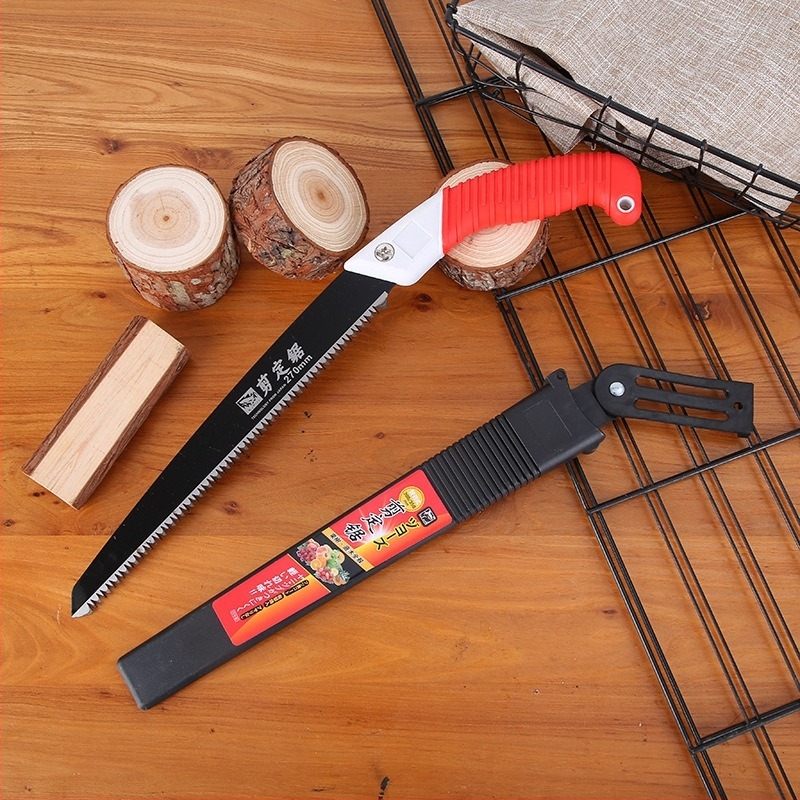 Independent ručna pila za drvo, SK5 čelik, model Great White Shark, za kućno podrezivanje, sječu i vrtlarenje; pogodna za suho i mokro drvo