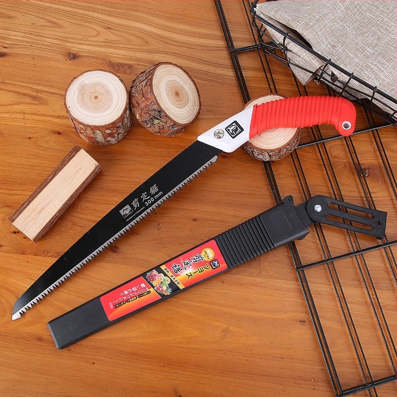 Independent ručna pila za drvo, SK5 čelik, model Great White Shark, za kućno podrezivanje, sječu i vrtlarenje; pogodna za suho i mokro drvo