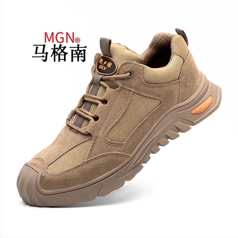 Izolirane sigurnosne cipele s čeličnim prstom, 6KV električna izolacija, otpornost na udarce i probijanje, lagana radna obuća