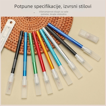 Set za uklanjanje šavova s oštricama od visokougljičnog čelika i ručkom od aluminijske legure, zamjenske oštrice, kutija 1000 kom., težina 16,6 g