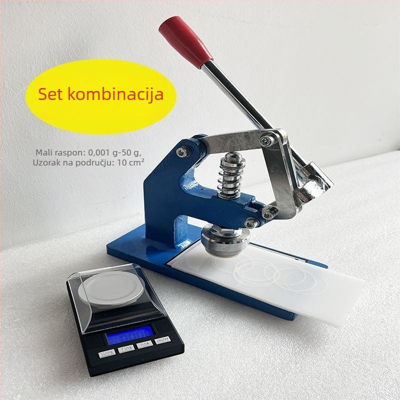 Fangran Disk za uzorkovanje tkanina s ručnim prešnim nožem i gram pločom — Model: Zadani, Kôd proizvoda: 1258963258745896, Metoda mjerenja: Drugo, Namjena: Drugo