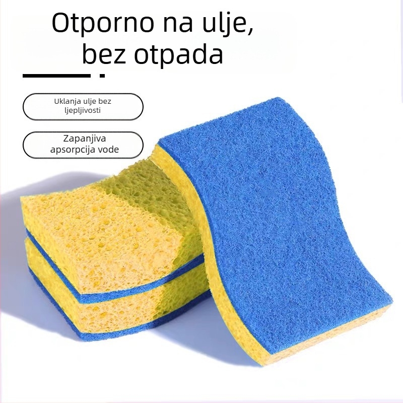 Balance Chaohui spužva od drvene celuloze za posuđe — upija vodu, odbija masnoću, pogodna za lonce i zdjele