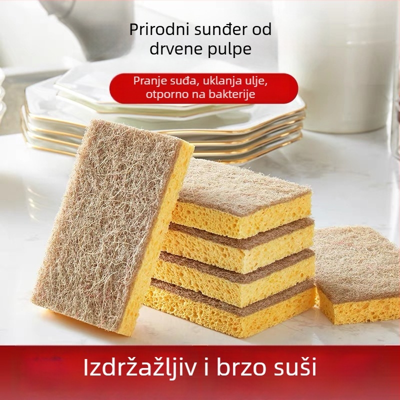 Balance Chaohui spužva od drvene celuloze za posuđe — upija vodu, odbija masnoću, pogodna za lonce i zdjele