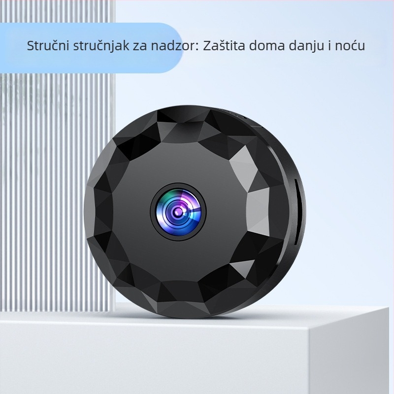 Pametna unutarnja kamera za nadzor – 2,8 mm žarišna duljina, domet 10–30 m, 480p rezolucija, upravljanje putem mobilne aplikacije, kompatibilna s iOS