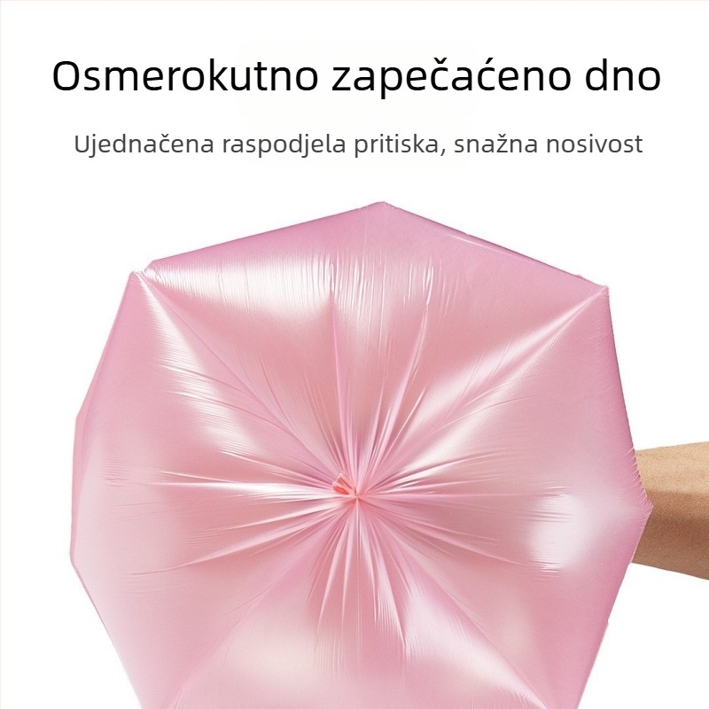 HDPE vreće za smeće, debeli, s ravnim otvorom, 100 kom., opće namjene