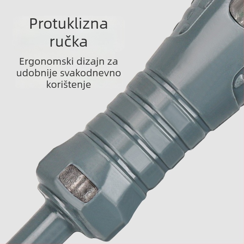 Tester napona s ugrađenim jasnim svjetlom, višenamjenski alat za električare s otkrivanjem prekida vodiča i odvijačem visokog momenta