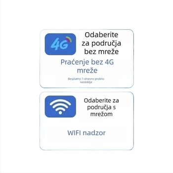Solarna 4G nadzorna kamera, 1080P, interfon u realnom vremenu, noćni vid s IR osvjetljenjem 8 milijuna pikseli