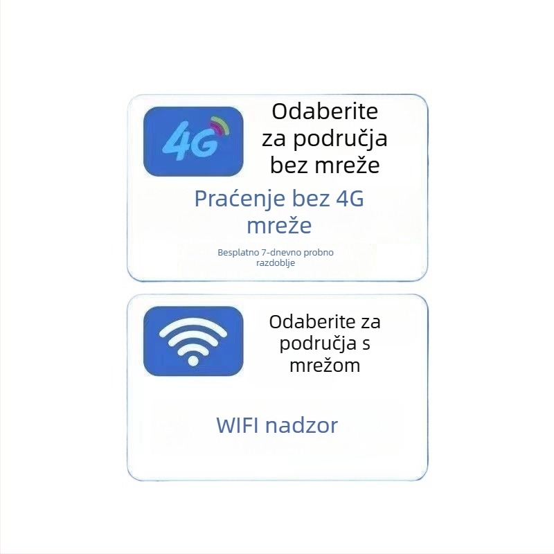 Solarna 4G nadzorna kamera, 1080P, interfon u realnom vremenu, noćni vid s IR osvjetljenjem 8 milijuna pikseli