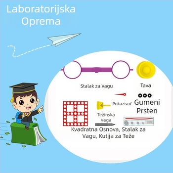 Vaga s tanjurićem – DIY fizička igračka, plastična konstrukcija, za uzrast 7–14 godina