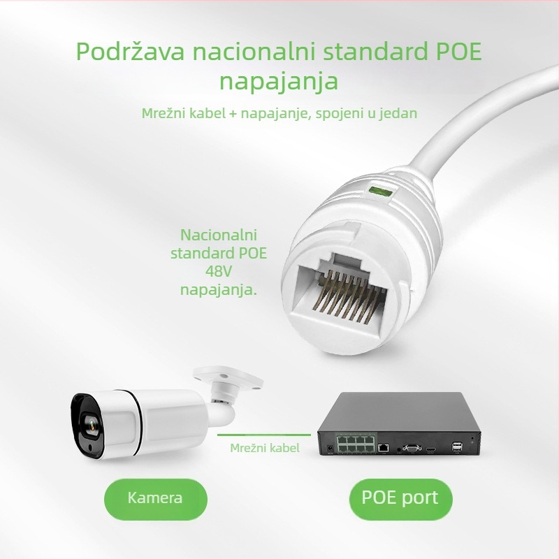 Kangxinwei IPC mrežna kamera s aluminijskim kućištem, dvostruka infracrvena rasvjeta, noćni vid, težina 0.8