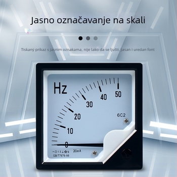 CHKL 6L2 Frekvencijski mjerač: 0-50 Hz, DC 10 V ulaz, mjerenje 4-20 mA struje i napona