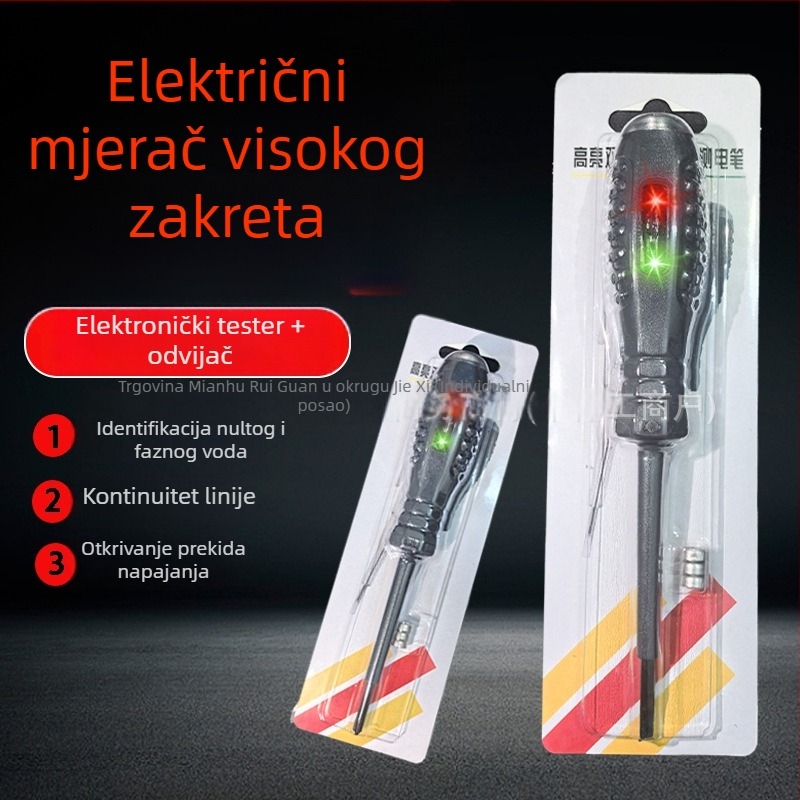 Električni tester-pen s inteligentnom indukcijom i otkrivanjem prekida vodiča, visokim momentom, za kućnu upotrebu (Marka: Drugo; Uvoz: Ne; Opseg primjene: Kućna upotreba)