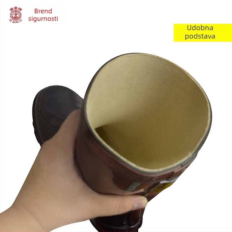 Izolirane gumene cipele za elektrikare, brend Safety Card, srednje visoko gornje dijelo