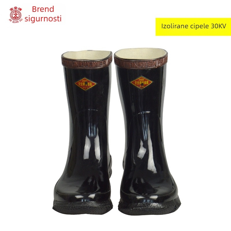 Izolirane gumene cipele za elektrikare, brend Safety Card, srednje visoko gornje dijelo