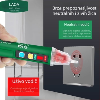 Bezkontaktni tester napona 90-1000V, LA514101, Old a, za profesionalnu upotrebu