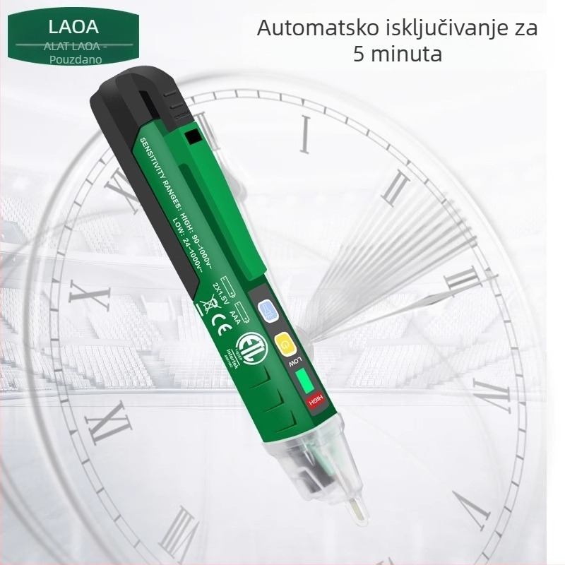 Bezkontaktni tester napona 90-1000V, LA514101, Old a, za profesionalnu upotrebu