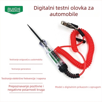 Ruichi tester automobilskih električnih krugova, olovka 3–70V, nedestruktivno mjerenje za održavanje