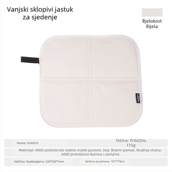 Sklopiva podloga za planinsko kampiranje i planinarenje, otporna na vlagu, vodootporna, s toplinskom izolacijom i otporna na habanje.