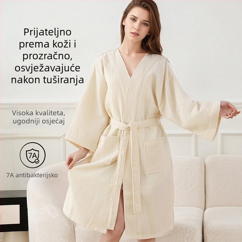 Ogrtač za kupanje od poliester-pamuk, 65% pamuk, unisex, jesen