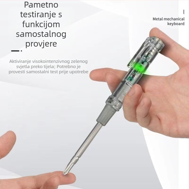 Dvofunkcijski inteligentni tester za žive/neutralne vodove s detekcijom prekida | Raspon napona 12–250 V | Značka One fmvp | Ovlaštena privatna marka