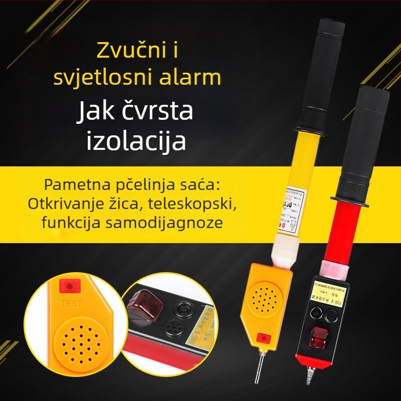 CHKL akusto-optički visokonaponski elektroskop 10kV s teleskopskom sondom