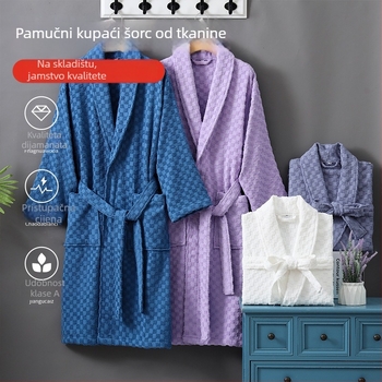 Kupaći ogrtač, 100% pamuk, terry tkanina, 1000 g, unisex, jesen