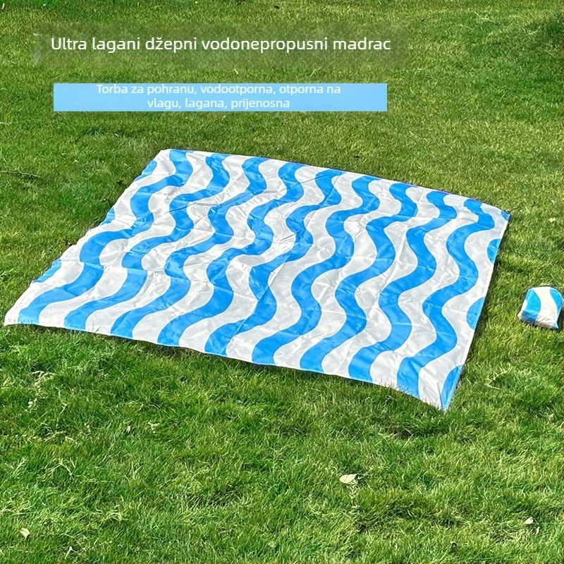 Vanjska kamperska prostirka – otporna Oxford tkanina, vodootporna, 230 g, pogodna za 1–6 osoba