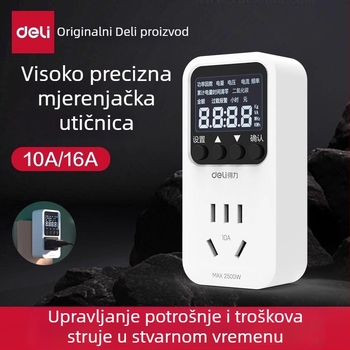 Mjerni uređaj za klima uređaj – nadzor potrošnje energije, tester potrošnje, električni mjerač, Brend: Effective