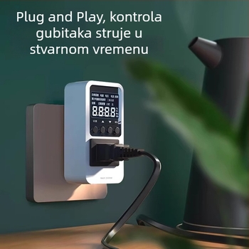 Mjerni uređaj za klima uređaj – nadzor potrošnje energije, tester potrošnje, električni mjerač, Brend: Effective