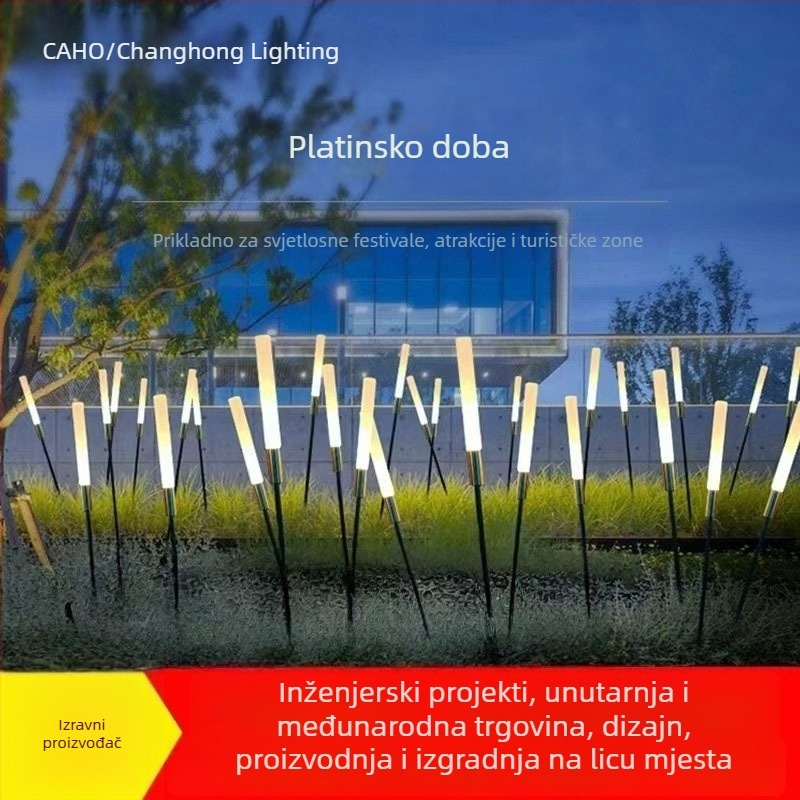 Vanjska LED lampa – krajobrazno osvjetljenje na solarnu energiju (IP65; LED; 400 W; 36 V; 6–12 h)