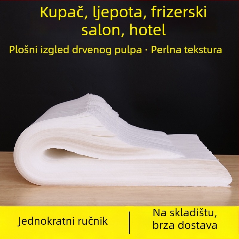 Jednokratna salveta za njegu stopala i ljepotu — netkana tkanina, 57×27 cm, srednje debljine, visoka upijavost