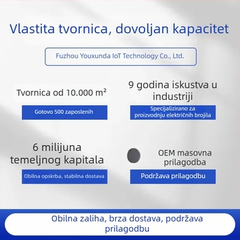 4P jednofazni inteligentni mjerni uređaj na DIN šinu, RS485, višefunkcijski