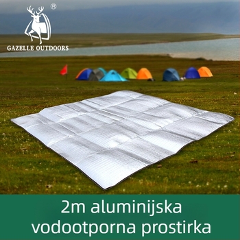 Hui antelope vanjska prostirka s EVA aluminijskom folijom, 0,5 kg, za kampiranje i piknik, za 3-4 osobe