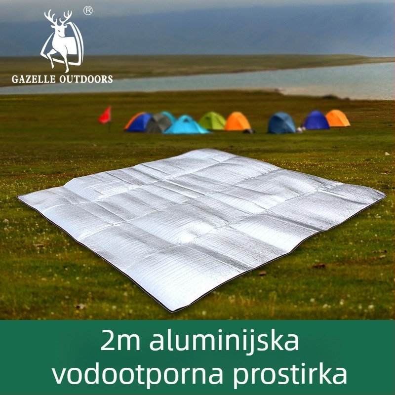 Hui antelope vanjska prostirka s EVA aluminijskom folijom, 0,5 kg, za kampiranje i piknik, za 3-4 osobe