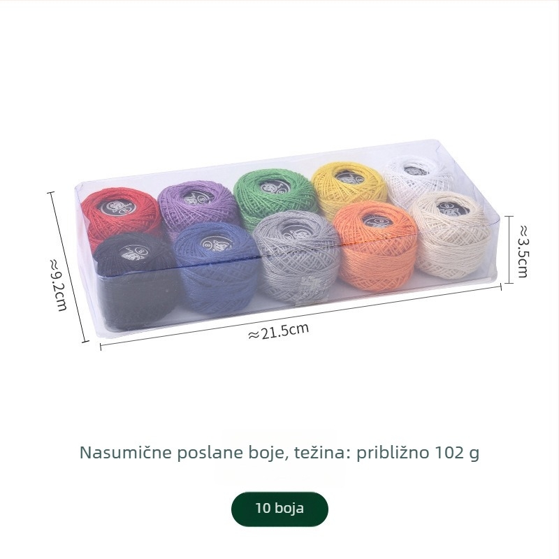 Set niti za temari kuglu - poliester, marka Jp/Jinping, podrijetlo Zhejiang