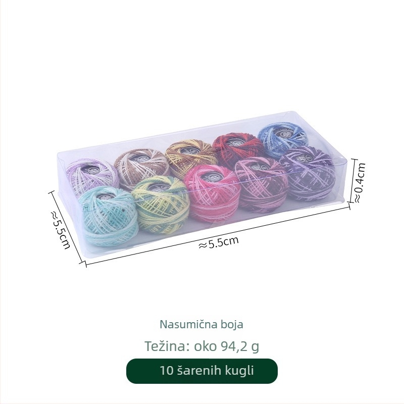Set niti za temari kuglu - poliester, marka Jp/Jinping, podrijetlo Zhejiang