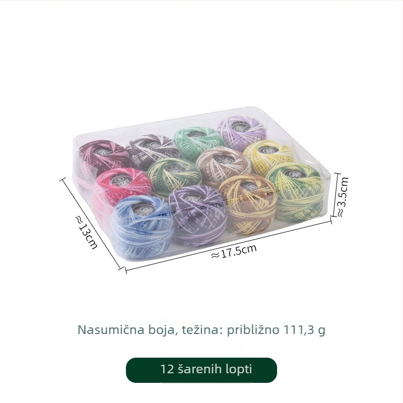 Set niti za temari kuglu - poliester, marka Jp/Jinping, podrijetlo Zhejiang