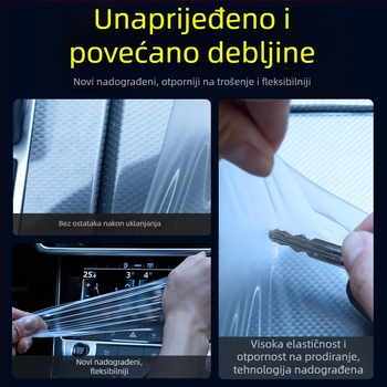 BYD Hiace 07EV unutarnji zaštitni film za središnju ploču i zaslon navigacije – TPU kaljeni zaštitni film, otporan na visoke i niske temperature, opća namjena