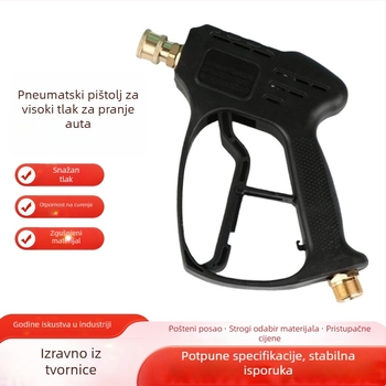 Visokotlačna mlaznica za pranje automobila – plastično kućište; bakreni priključak; legirani mlaznik; držač prstiju; način raspršivanja: ventilator ili vodena kolona