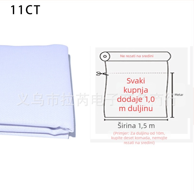 Set križnog šivanja 11CT od poliestera – etnički stil