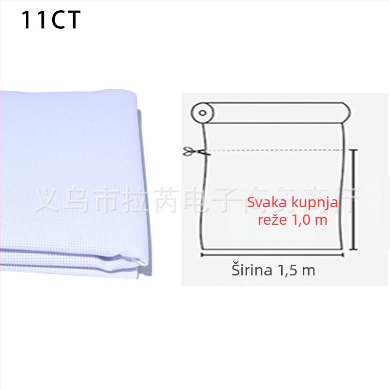 Set križnog šivanja 11CT od poliestera – etnički stil