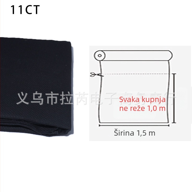 Set križnog šivanja 11CT od poliestera – etnički stil