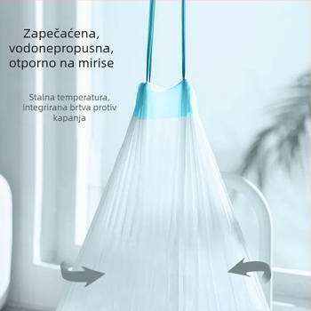 Balance Chaohui vrećica za otpad s vrpcom i automatskim zatvaranjem – PE materijal, nije biološki razgradiva, za jednokratnu upotrebu