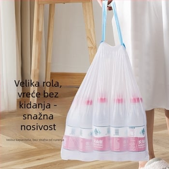 Balance Chaohui vrećica za otpad s vrpcom i automatskim zatvaranjem – PE materijal, nije biološki razgradiva, za jednokratnu upotrebu