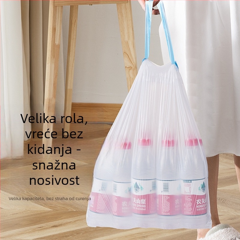 Balance Chaohui vrećica za otpad s vrpcom i automatskim zatvaranjem – PE materijal, nije biološki razgradiva, za jednokratnu upotrebu